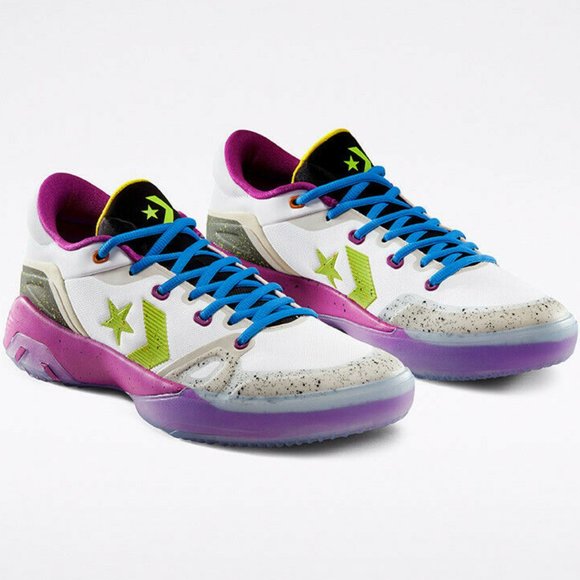 Converse Other - Converse G4 OX Men Basketball Shoes Sneakers New White Bright Pear 16891…